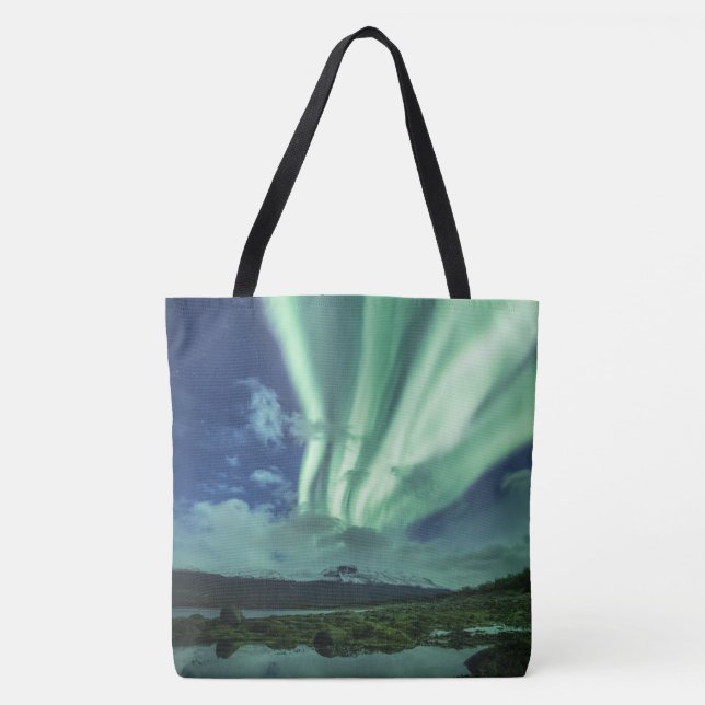 Tote Bag Northern Lights Norvège (Devant)
