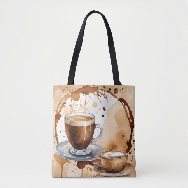 Tote Bag Nothing but Coffee Stains (Devant)