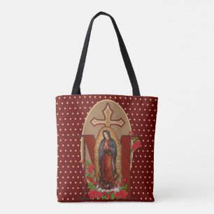 Tote Bag Notre Dame de Guadalupe Père Noël Maria Vierge e