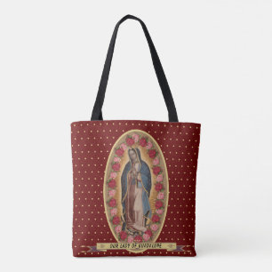Tote Bag Notre Dame de Guadalupe Père Noël Maria Vierge e