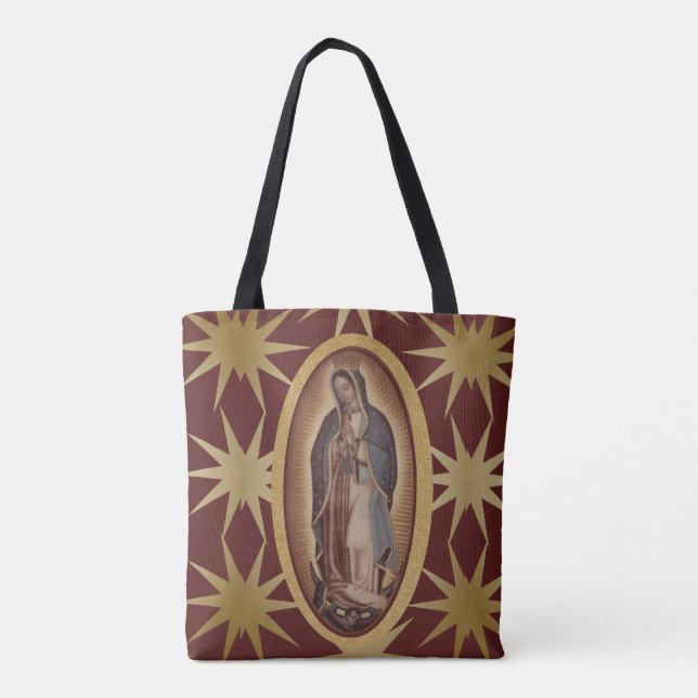 Tote Bag Notre Dame de Guadalupe Père Noël Maria Vierge esp (Dos)