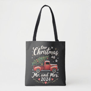 Tote Bag Notre Noël en tant que M. et Mme 2024 Couples asso