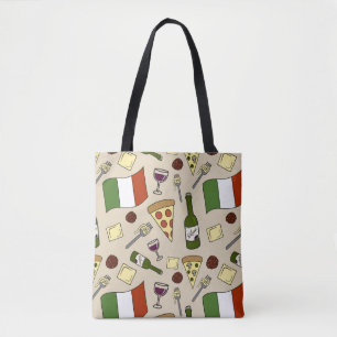 Tote Bag Nourriture italienne Fourre-tout