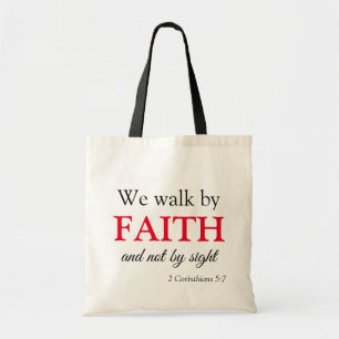 Tote Bag Nous Marchons Par La Foi