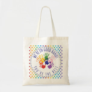 Tote Bag nous sommes en bonnes mains avec vous infirmière c