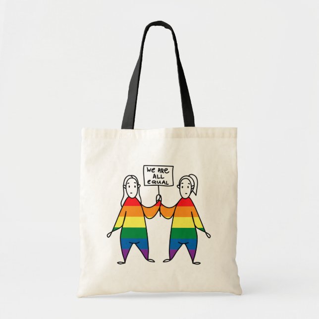 Tote Bag Nous sommes tous égaux (Devant)