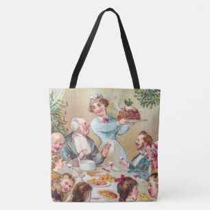 Tote Bag Nous vous souhaitons à tous un joyeux Noël - Carte