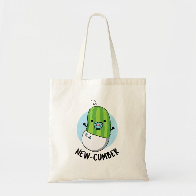 Tote Bag Nouveau concombre Funny Veggie Cucumber Pun (Devant)