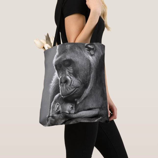 Tote Bag Nouveau gorille de mère (De près)