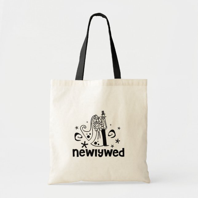 Tote Bag Nouveaux mariés de jeunes mariés (Devant)