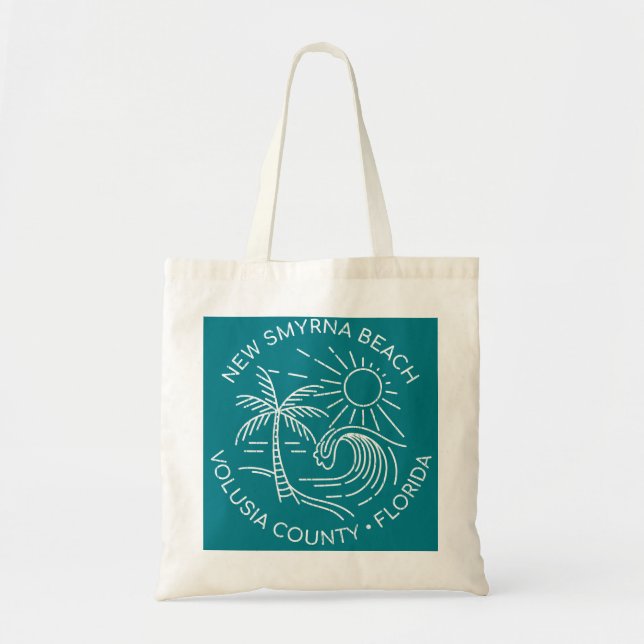 Tote Bag Nouvelle plage de Smyrna (Devant)