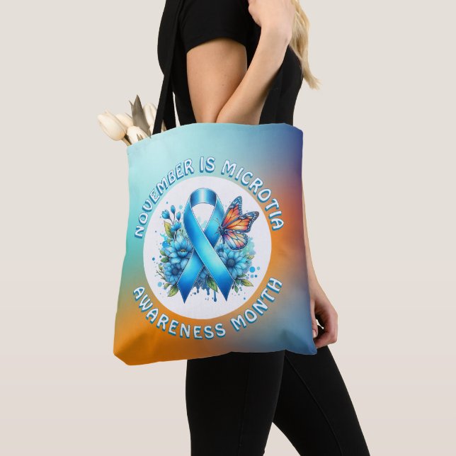 Tote Bag November is Microtia Awareness Month and Day (De près)