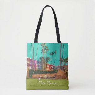 Tote Bag Ntage Palm Springs Voyage d'été