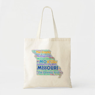 Tote Bag Nuage de mot du Missouri