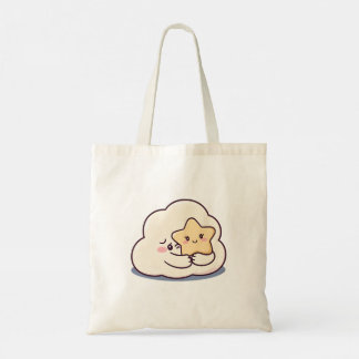 Tote Bag Nuage timide Accrocher une étoile - Dreammous Sky