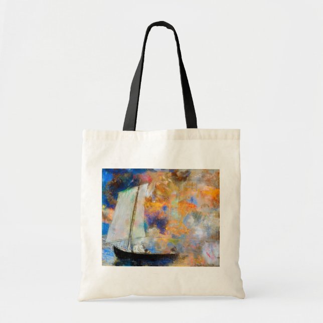 Tote Bag Nuages de fleurs, Redon (Devant)