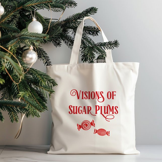 Tote Bag Nuit avant Noël Visions des prunes de sucre (Créateur téléchargé)
