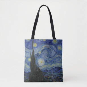 Tote Bag Nuit étoilée, peinture à l'huile, Vincent Van Gogh