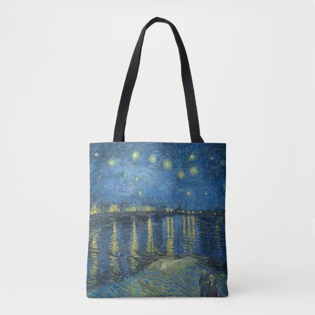 Tote Bag Nuit étoilée sur le Rhône (Devant)