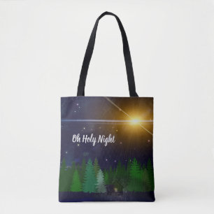 Tote Bag Nuit sainte/C'est la raison de la saison sur un
