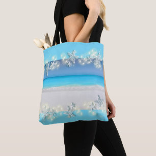 Tote Bag Nuptiale tropical des eaux bleues de paradis