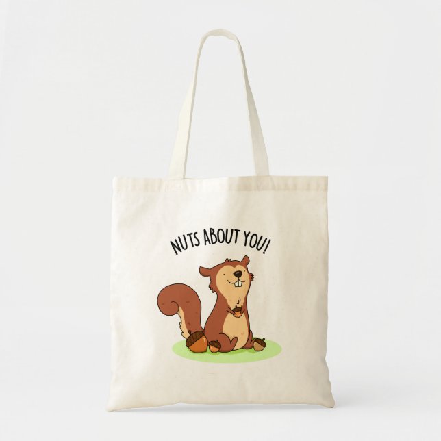 Tote Bag Nuque À Propos De Vous Cute Écureuil Pun (Devant)