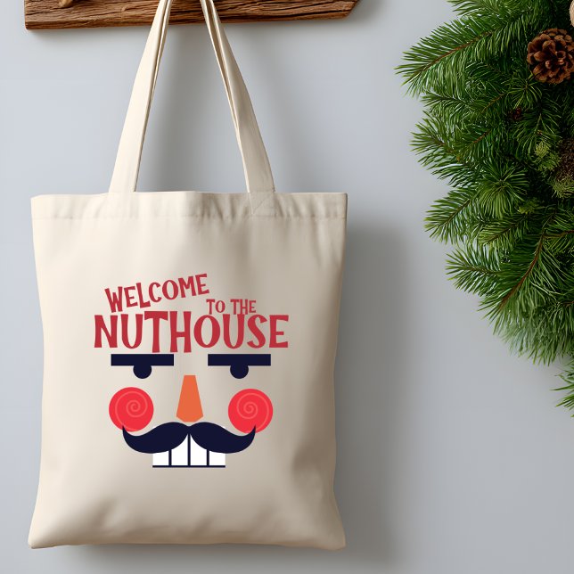 Tote Bag Nuthouse Funny Noël Grocerie (Créateur téléchargé)