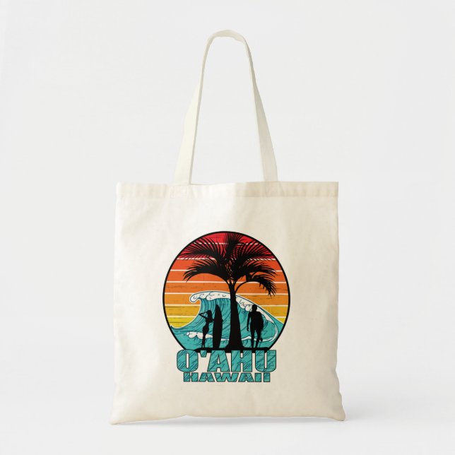 Tote Bag Oahu Hawaii Surf (Devant)