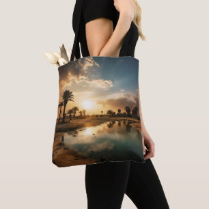 Tote Bag Oasis du désert