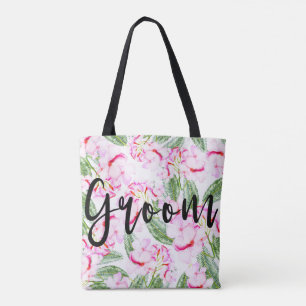 Tote Bag Oasis Tropical Botanique Vert Rose GROOM / M.