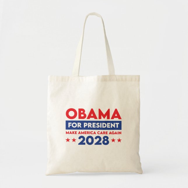 Tote Bag Obama pour le président 2028 redonne aux Etats-Uni (Devant)