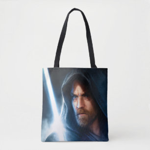 Tote Bag Obi-Wan Kenobi   Illustration de Galaxy Lightsaber
