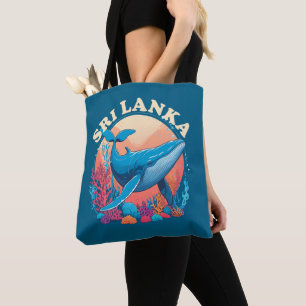 Tote Bag Observation de baleines bleues au Sri Lanka