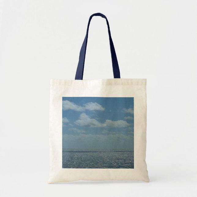 Tote Bag Océan bleu de la mer des Caraïbes (Devant)