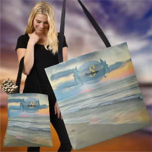 Tote Bag Ocean Sunset 0735