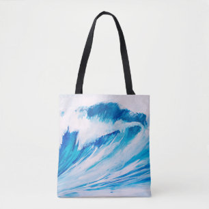 Tote Bag Ocean Waves : Blumarine Watercolor Beauté.