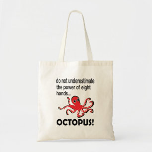 Tote Bag Octopus mignon animal drôle poulpe