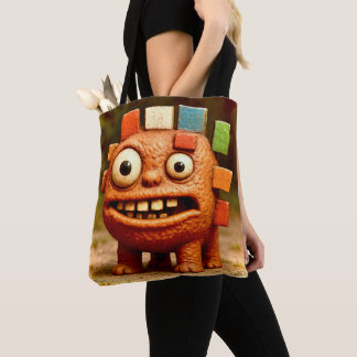 Tote Bag Odd Friends - Arc-en-ciel Monster Poster