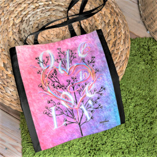 Tote Bag Ode to Love Fourre-tout Conçu par Adiela Akoo