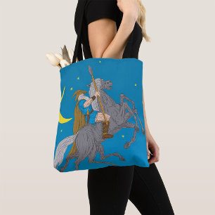 Tote Bag Odin Riding Sleipnir Norse Mythologie Vive Dieu