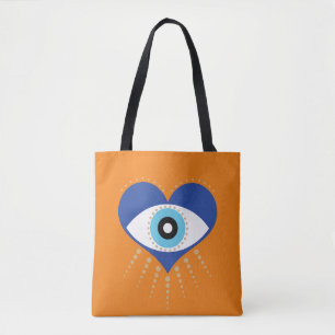 Tote Bag Oeil mal grec du coeur