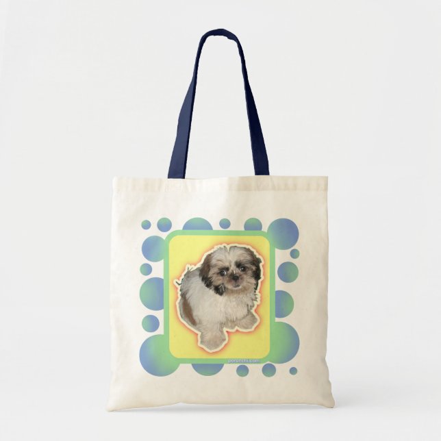 Tote Bag Oeil mignon de chiot de Pochi (Devant)