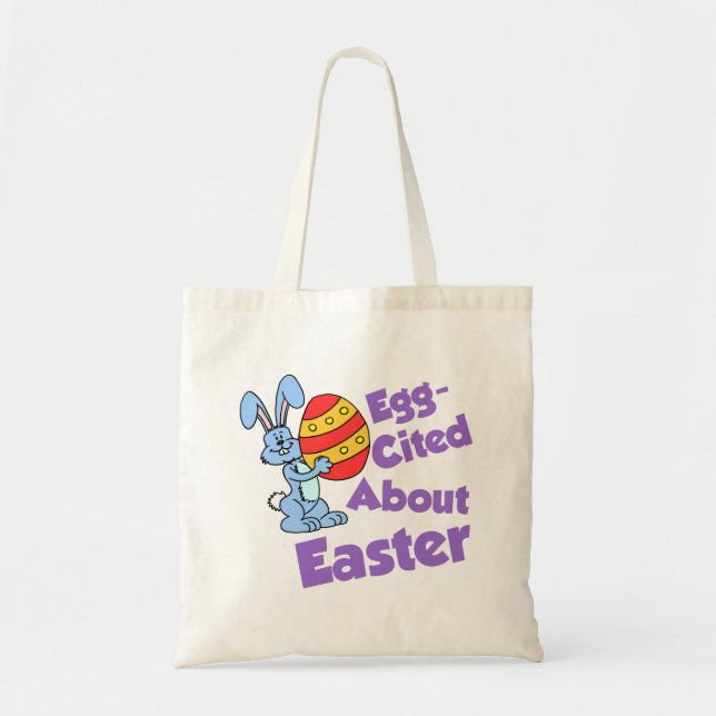 Tote Bag Oeuf Cité Pour La Chasse Aux Oeufs De Pâques (Devant)