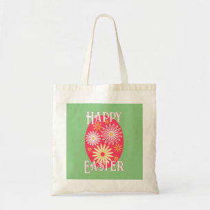 Tote Bag Oeuf de Pâques Floral moderne