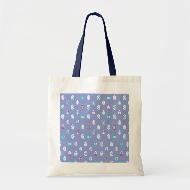 Tote Bag OEuf de Pâques/pastel de printemps (Devant)