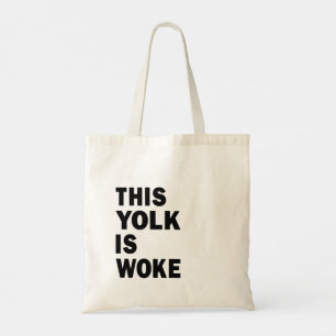 Tote Bag Oeufs Trending Funny Humour Ce jaune est le wake