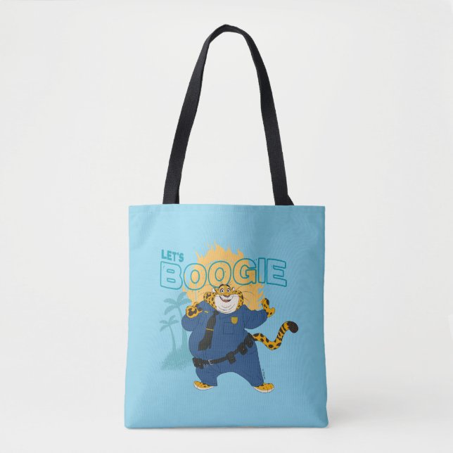 Tote Bag Officer Clawhauser - Let's Boogie (Devant)