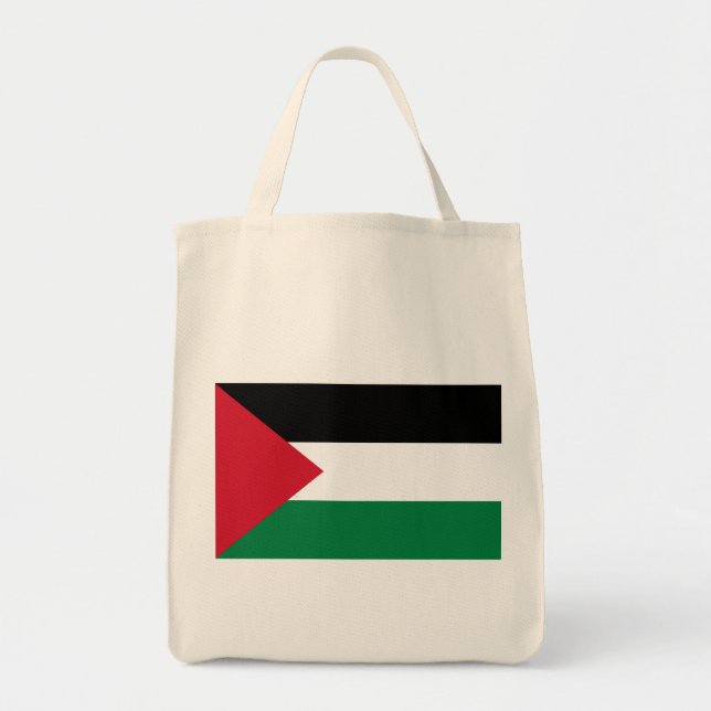 Tote Bag officiellement le drapeau de l'État de Palestine (Devant)