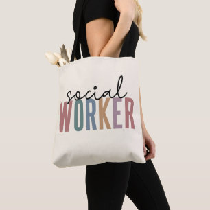 Tote Bag Offres d'appréciation aux travailleurs sociaux