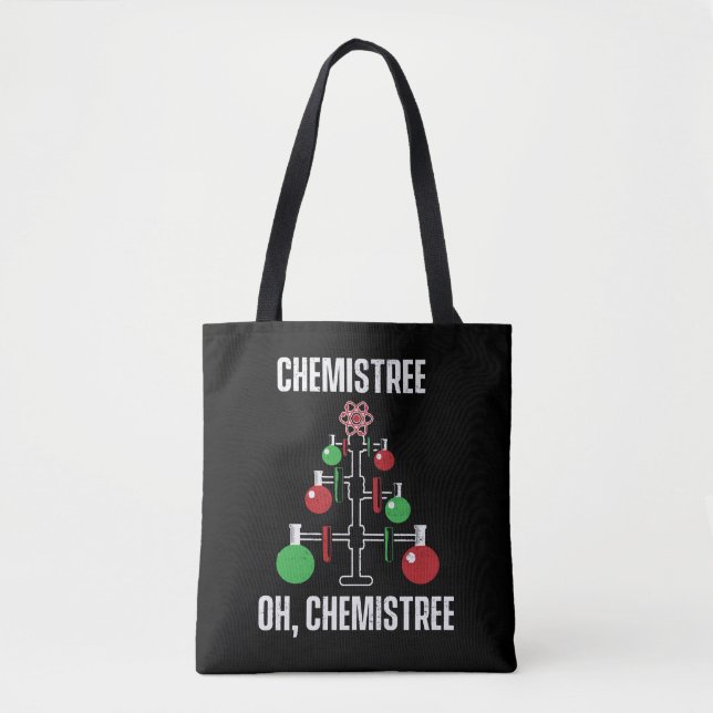 Tote Bag Oh Chemist Tree Chemistree Pun Science (Devant)